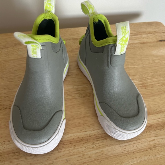 Rocky Kids Dry-Strike Waterproof Charcoal & Lime Deck Boot - Picture 1 of 6